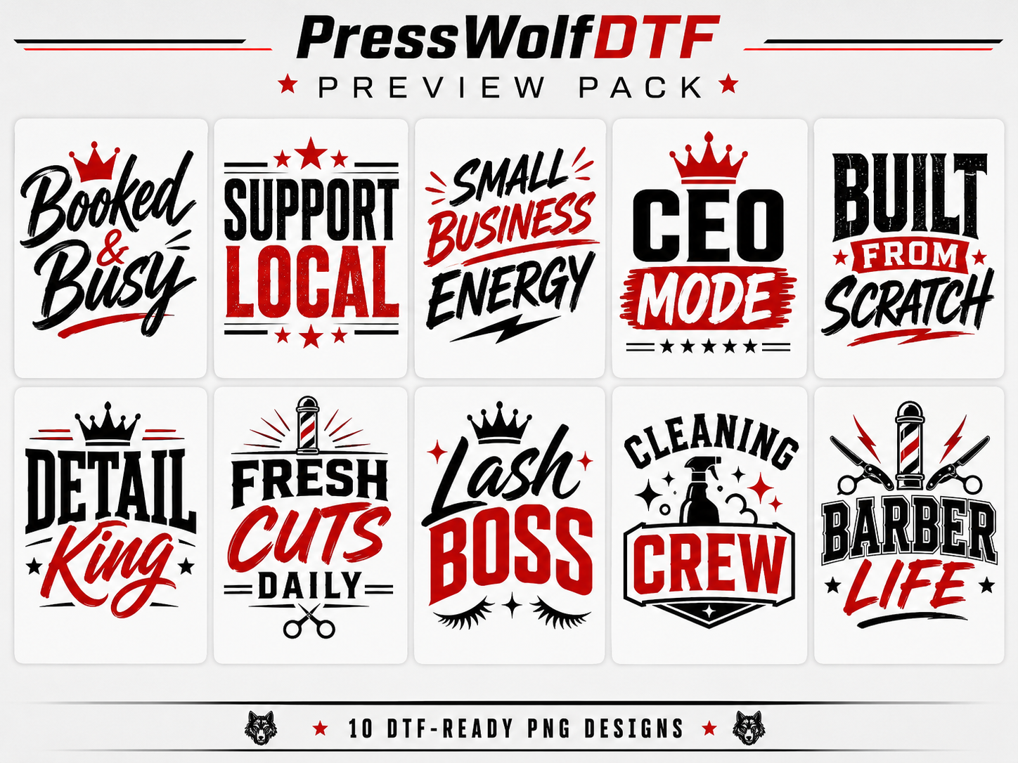 Small Business DTF Design Starter Pack
